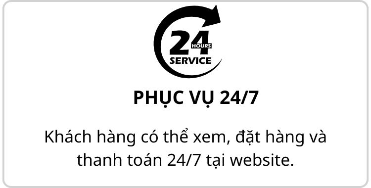 phục vụ 24/7